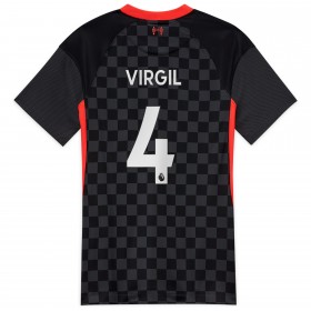 Jalkapallo Pelipaidat Liverpool Virgil van Dijk 4 3 Paita 2020-2021 Lyhythihainen